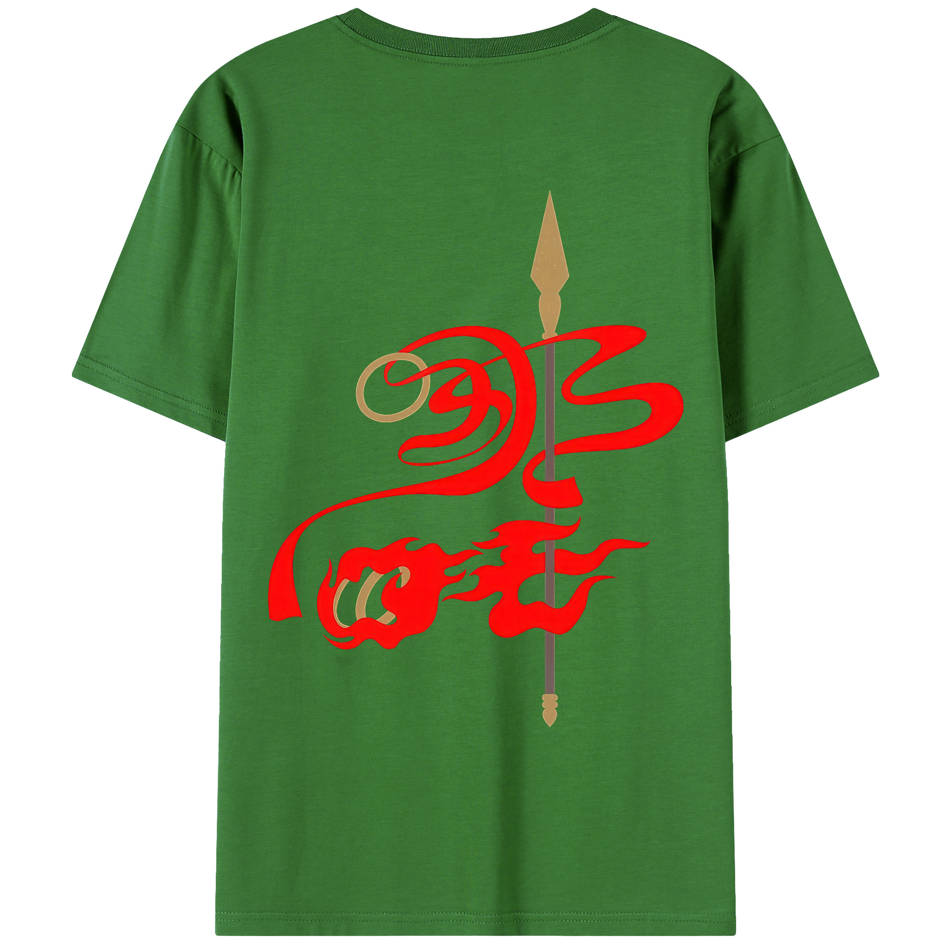 （画像用） Ne Zha 2 ナタ 魔童の大暴れ レディース半袖Tシャツ(バックプリント)